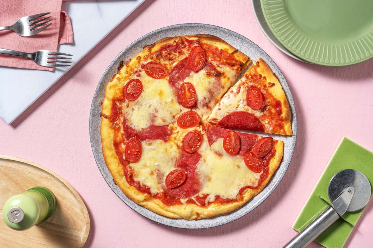 Pizza Salami - Dubbele portie