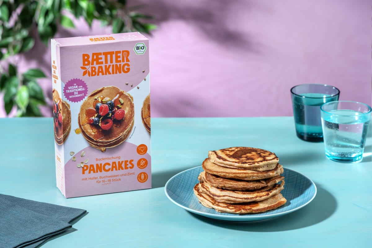 Vegane Pancake-Backmischung