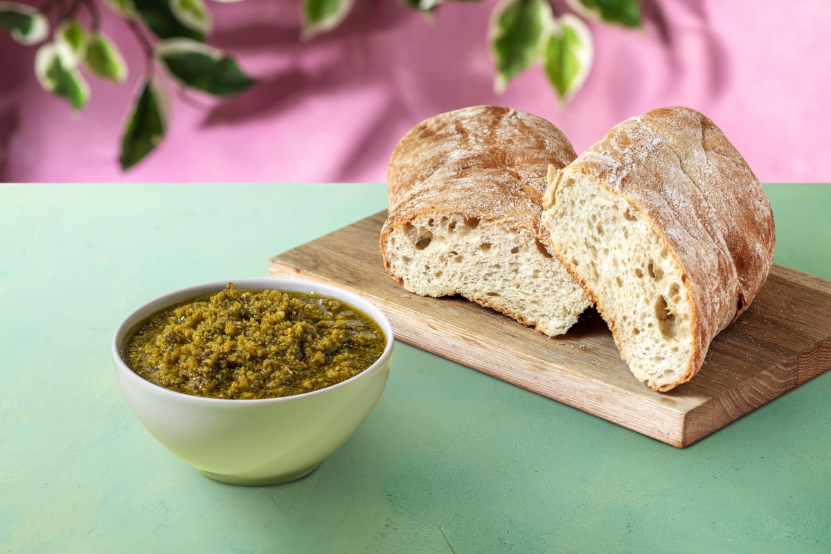 Dipduo | Ciabatta & pesto als extra