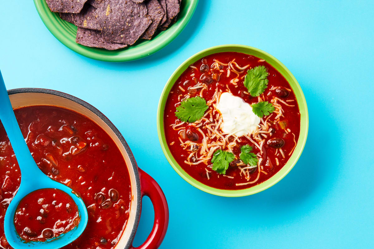 One-Pot Black Bean & Pepper Soup