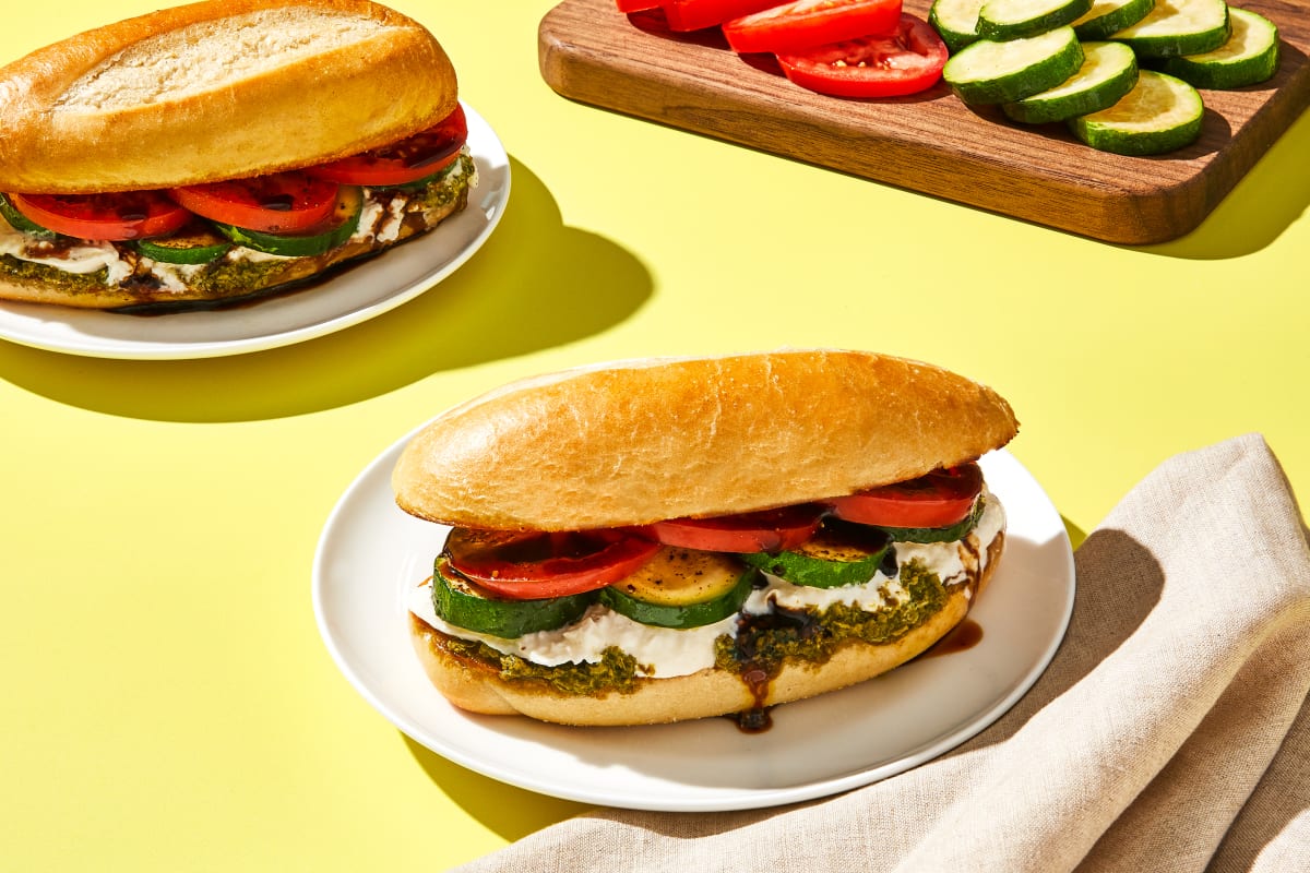 Burrata Pesto Sandwiches