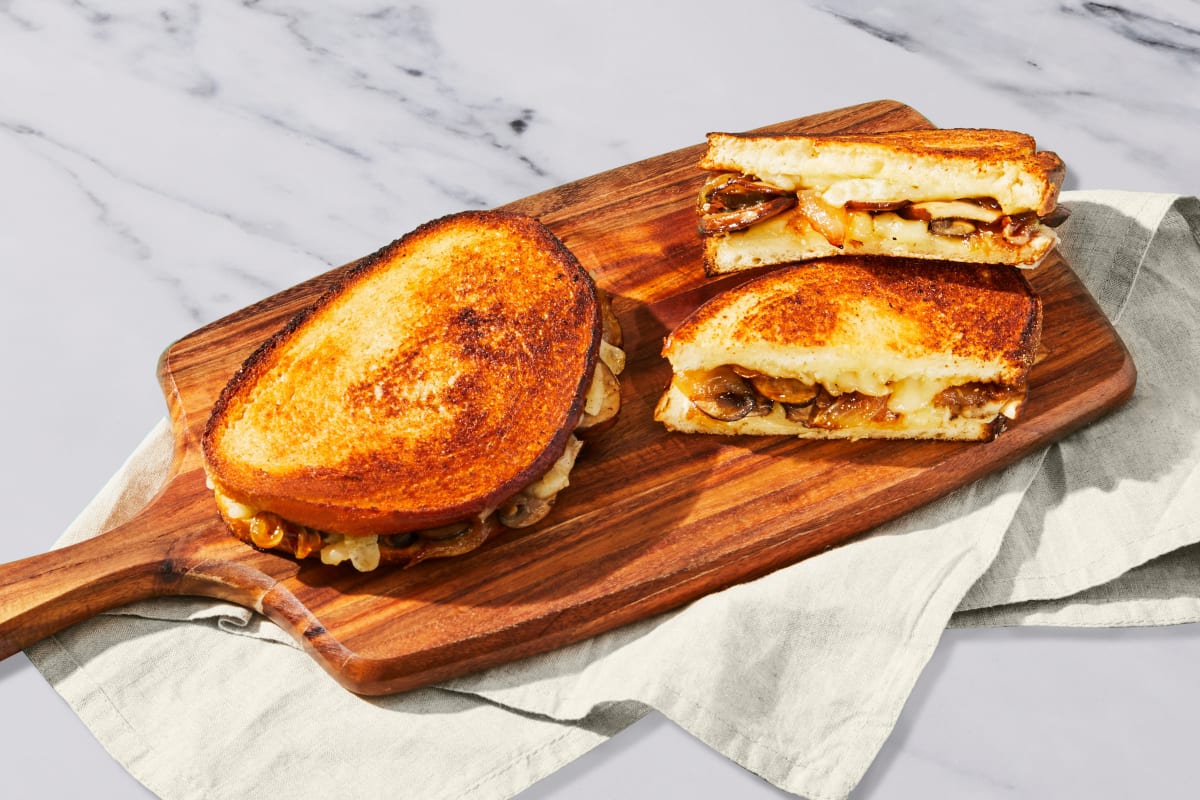 Truffle Grilled Cheese with Mushrooms