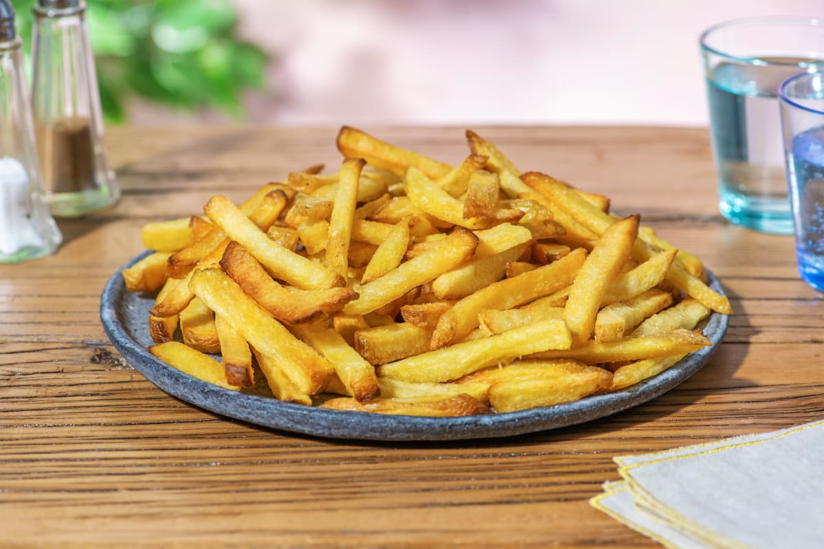 Rustieke frites met schil als extra