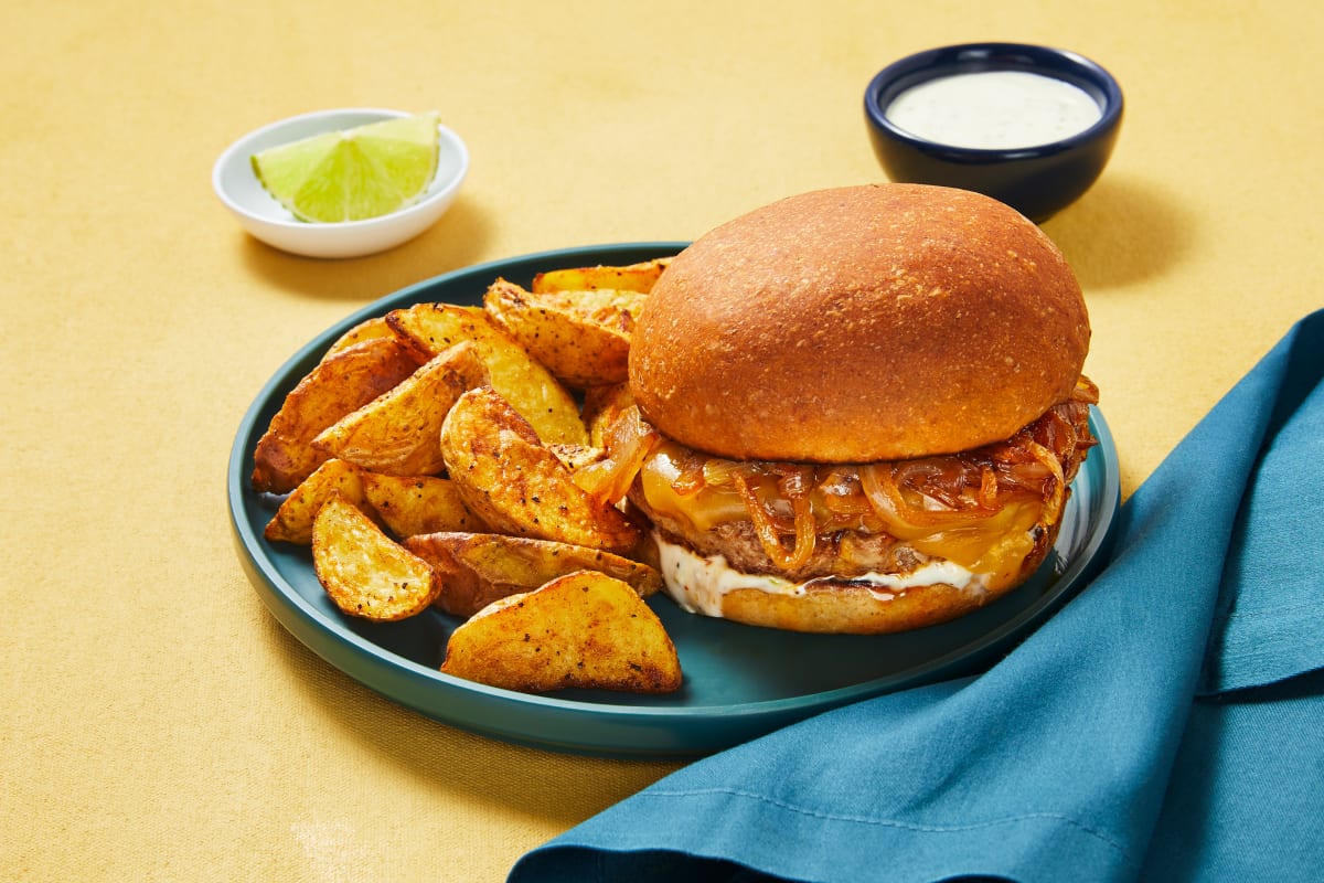 Gouda Organic Beef Burgers
