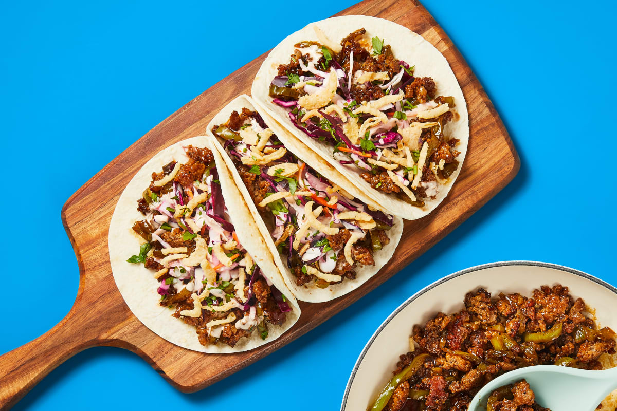 One-Pan Pork Stir-Fry Tacos