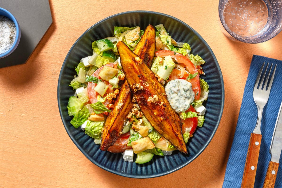 Fattoush! Orientalischer Brotsalat