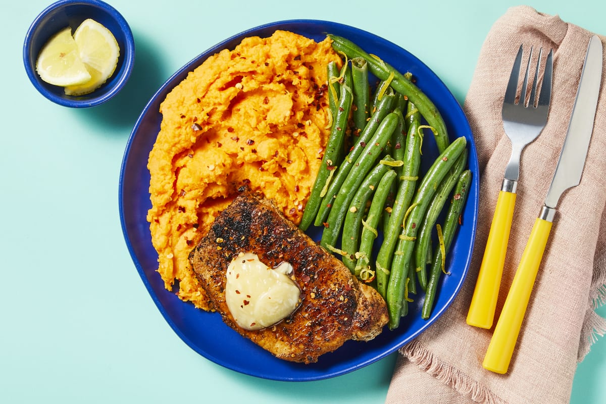 Honey-Butter BBQ Pork Chops