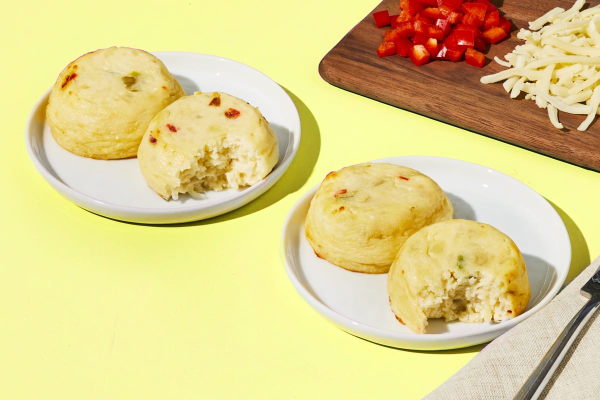 Bell Pepper & Swiss Egg White Bites