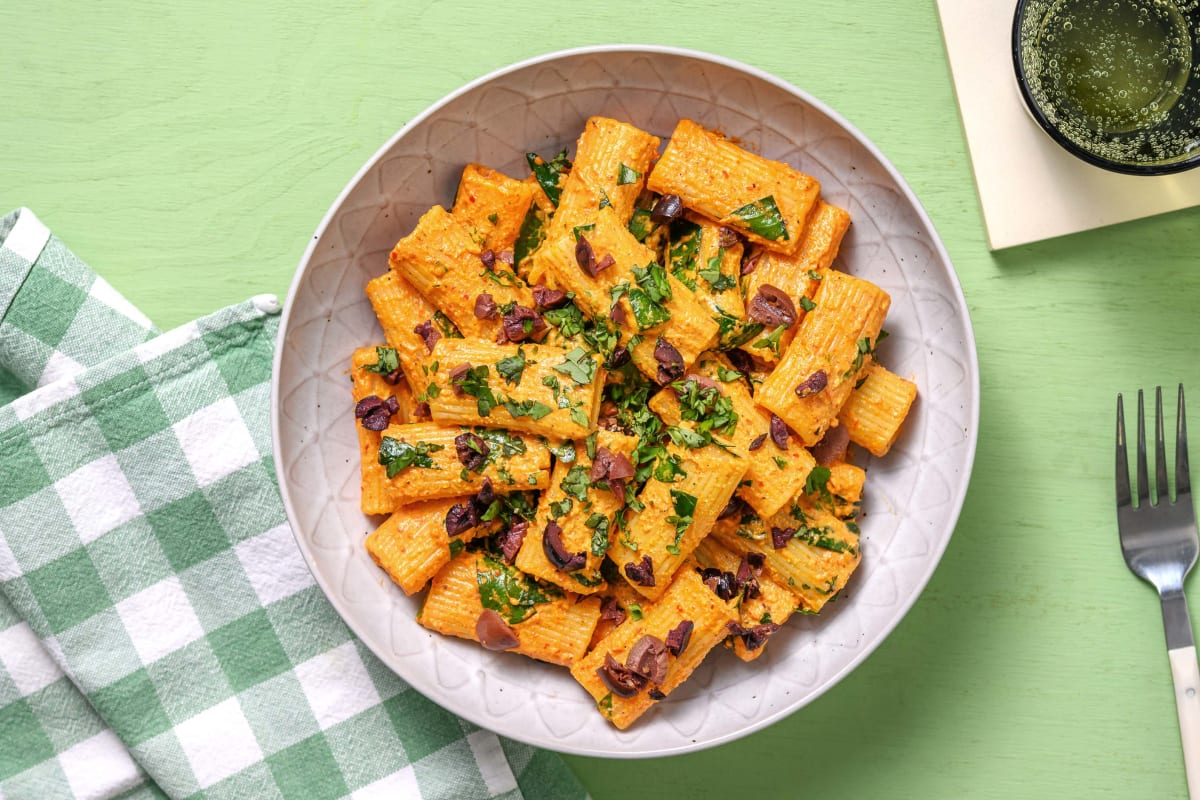 Katalanische Rigatoni Romesco