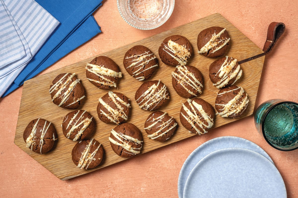 Chocolate Almond Cookies