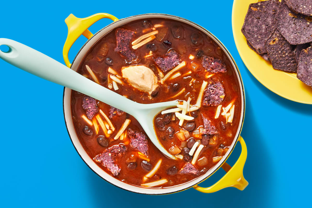 One-Pot Organic Beef & Black Bean Soup