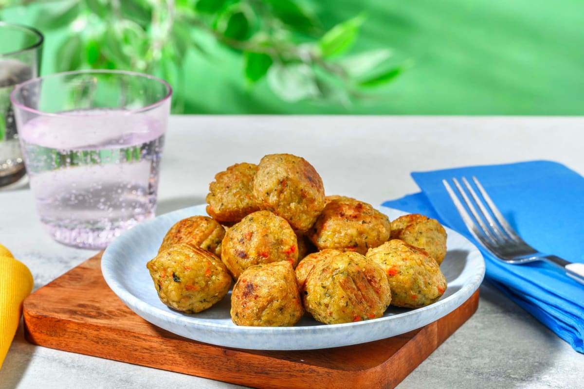 Vegane Kichererbsen-Falafel