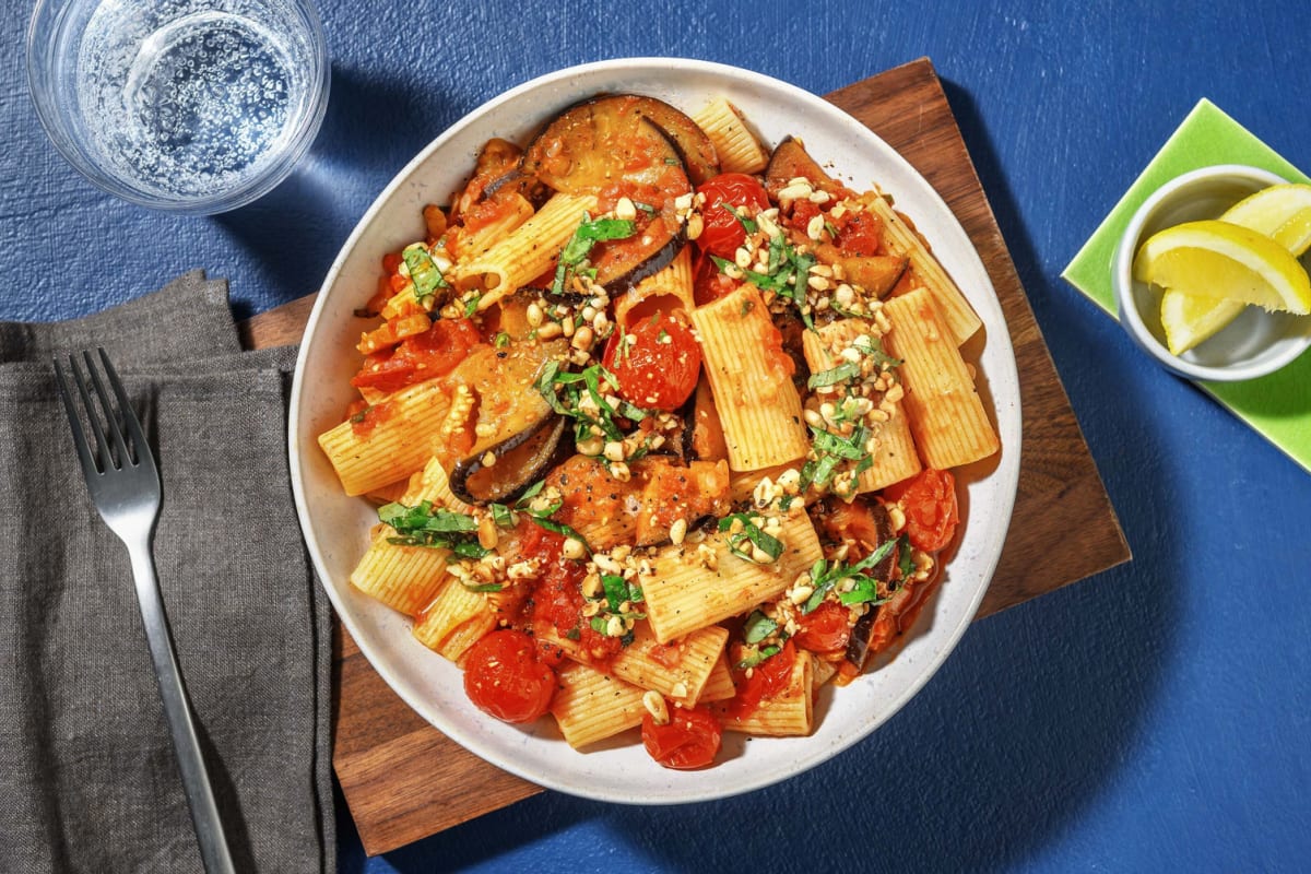 Rigatoni alla Norma! Sizilianische Pasta