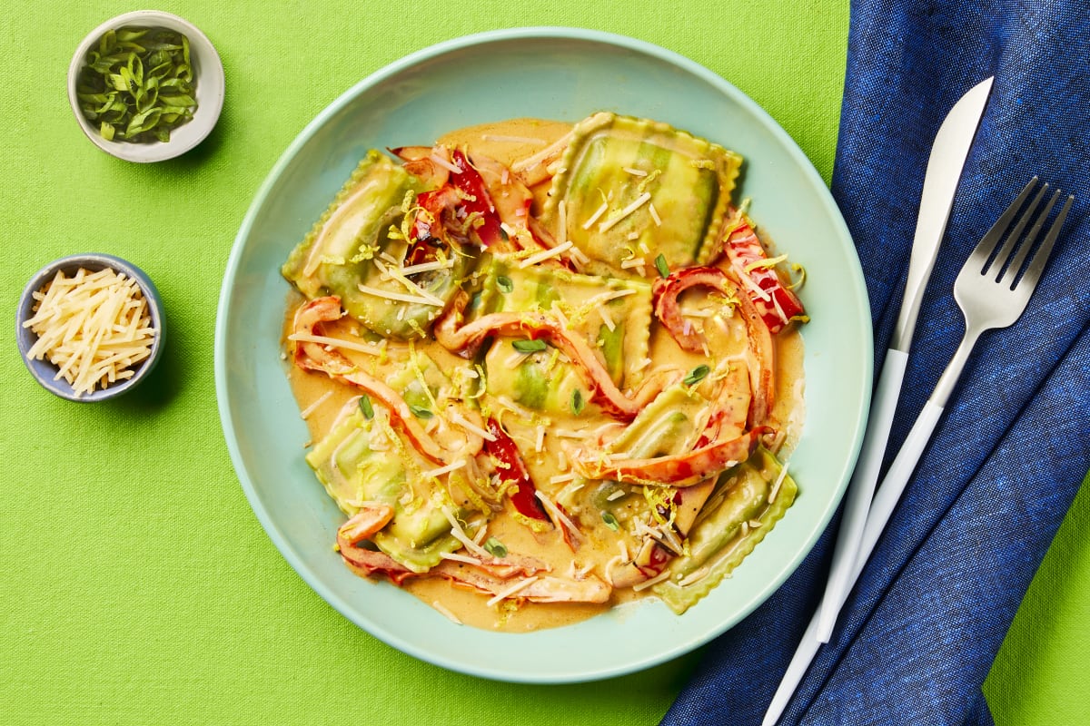 Turkey & Garlic Spinach Ricotta Ravioli