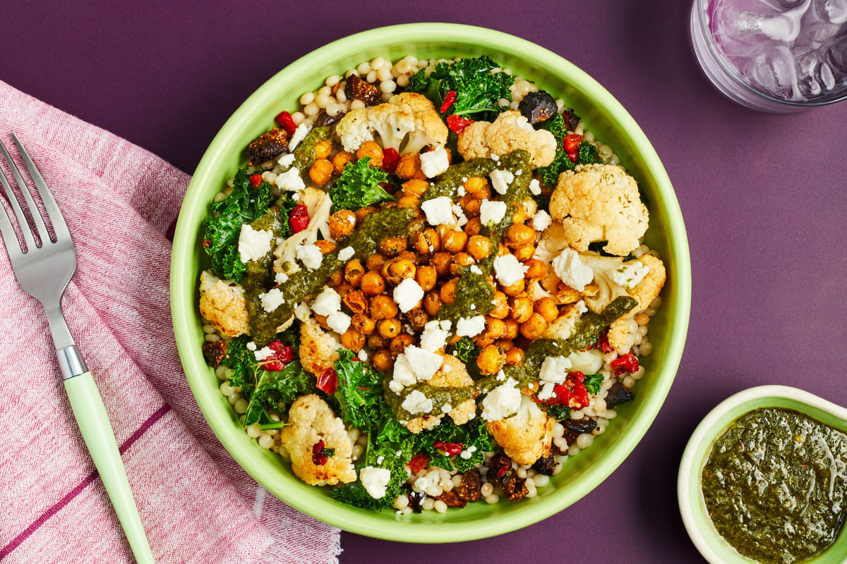 Roasted Chickpea & Fig Couscous Bowls