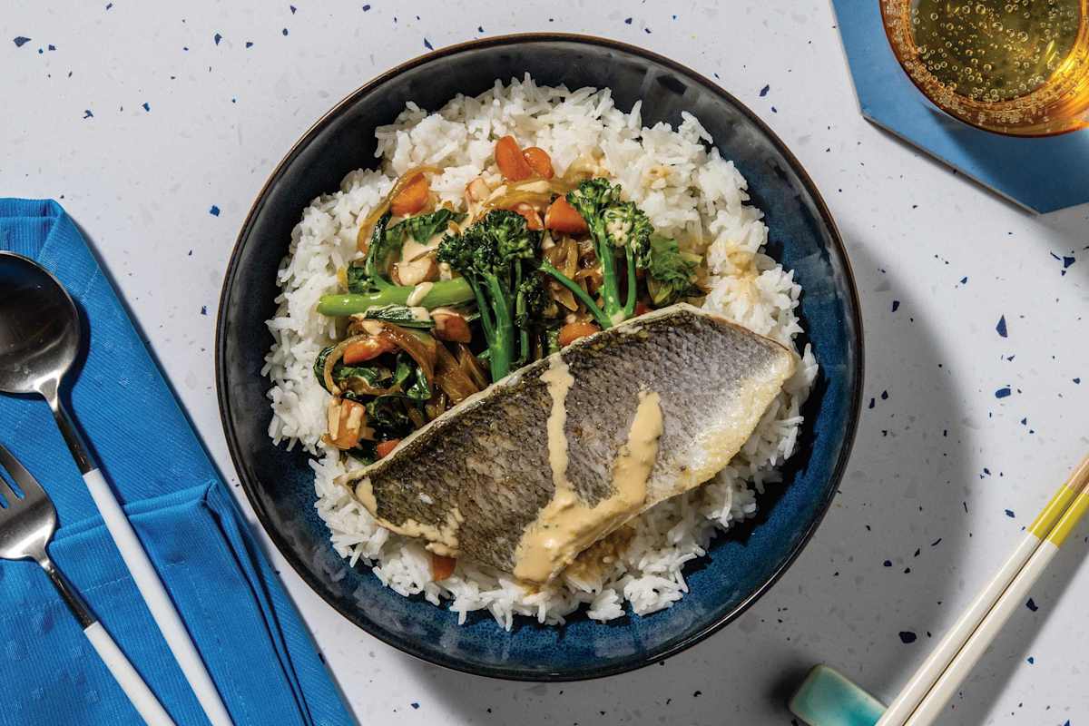Japanese-Style Barramundi & Baby Broccoli