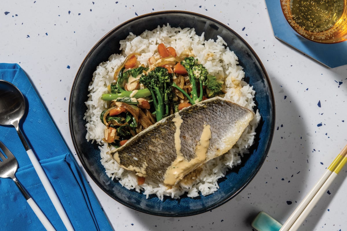 Japanese-Style Barramundi & Baby Broccoli