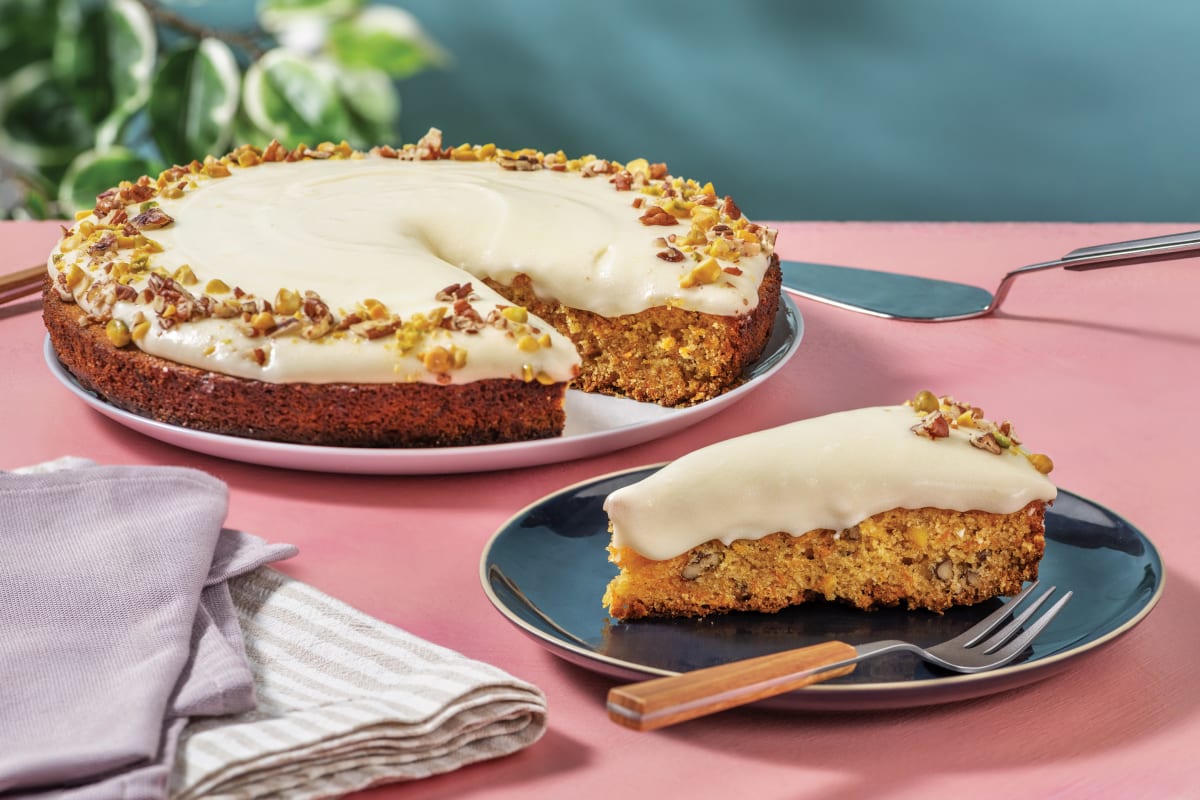 Spiced Carrot & Nut Cake