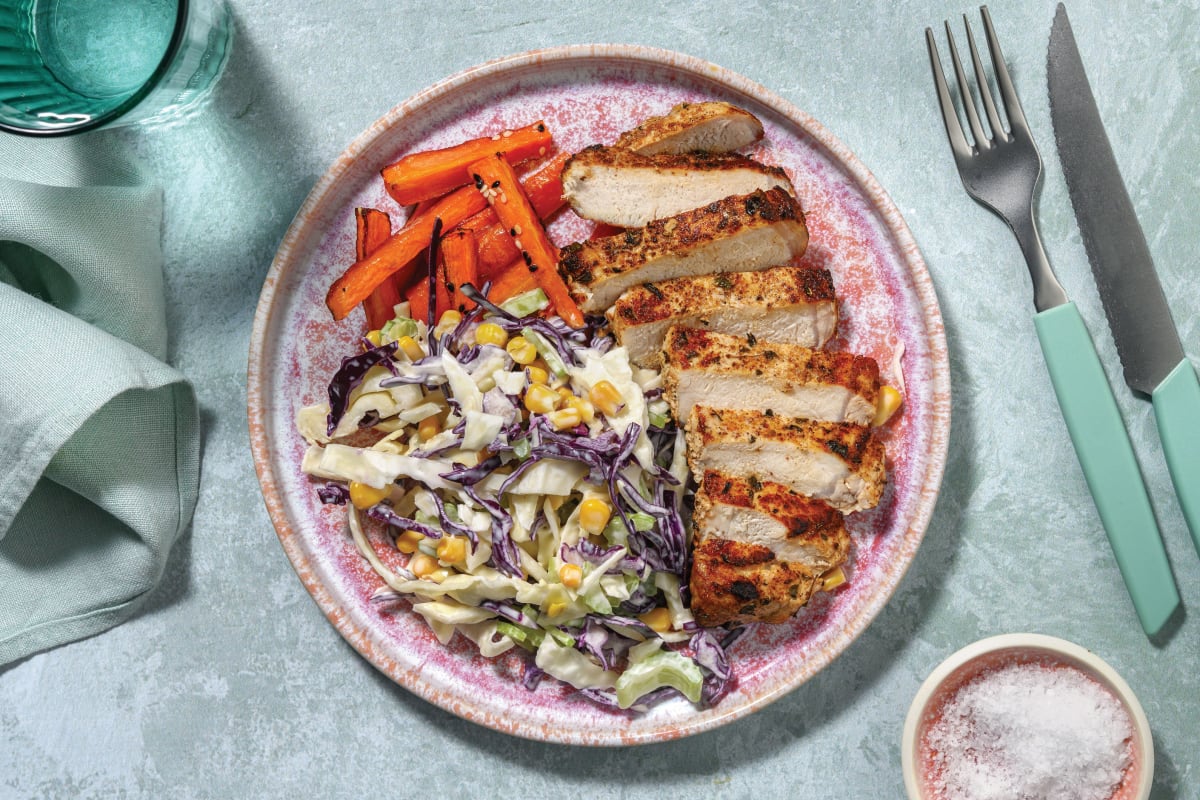 Easy Smokey Pork & Creamy Slaw