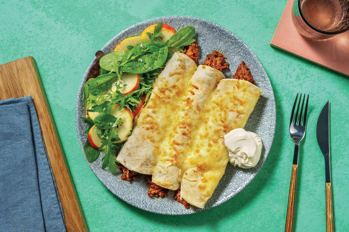 Cheesy TexMex Beef Enchiladas Recipe HelloFresh