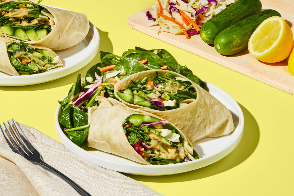 Crunchy Garden Wraps