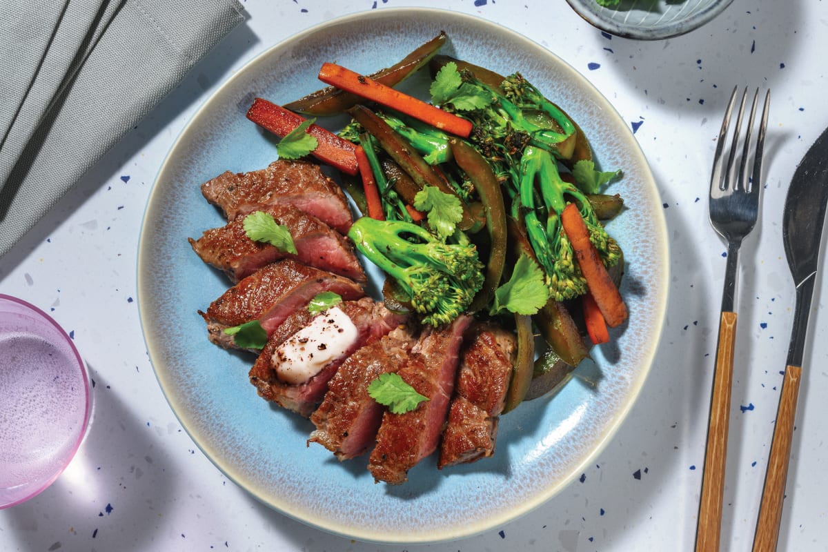 Beef Rump, Capsicum & Baby Broccoli Stir-Fry