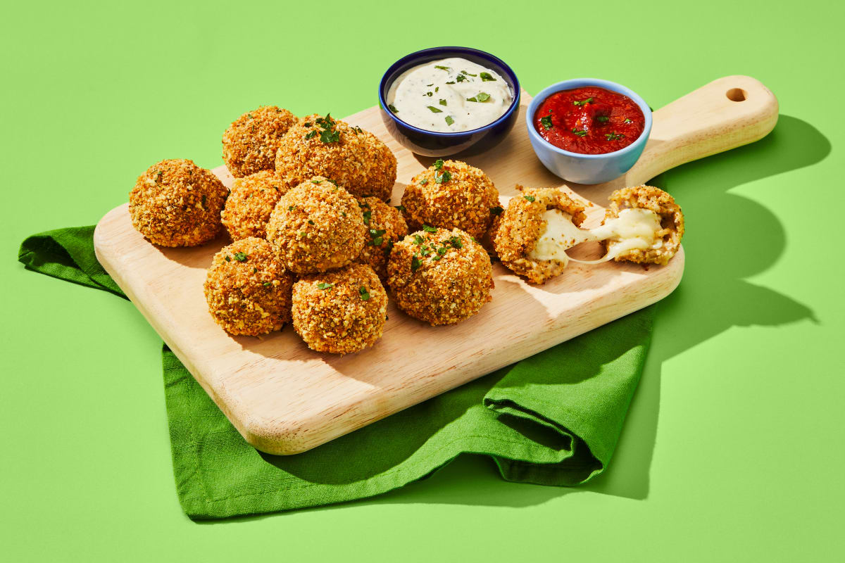 Melty Mozzarella–Stuffed Arancini Board