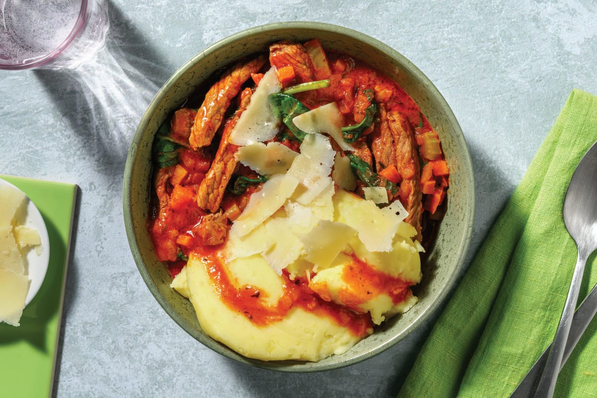 Hearty Beef & Spinach Stew