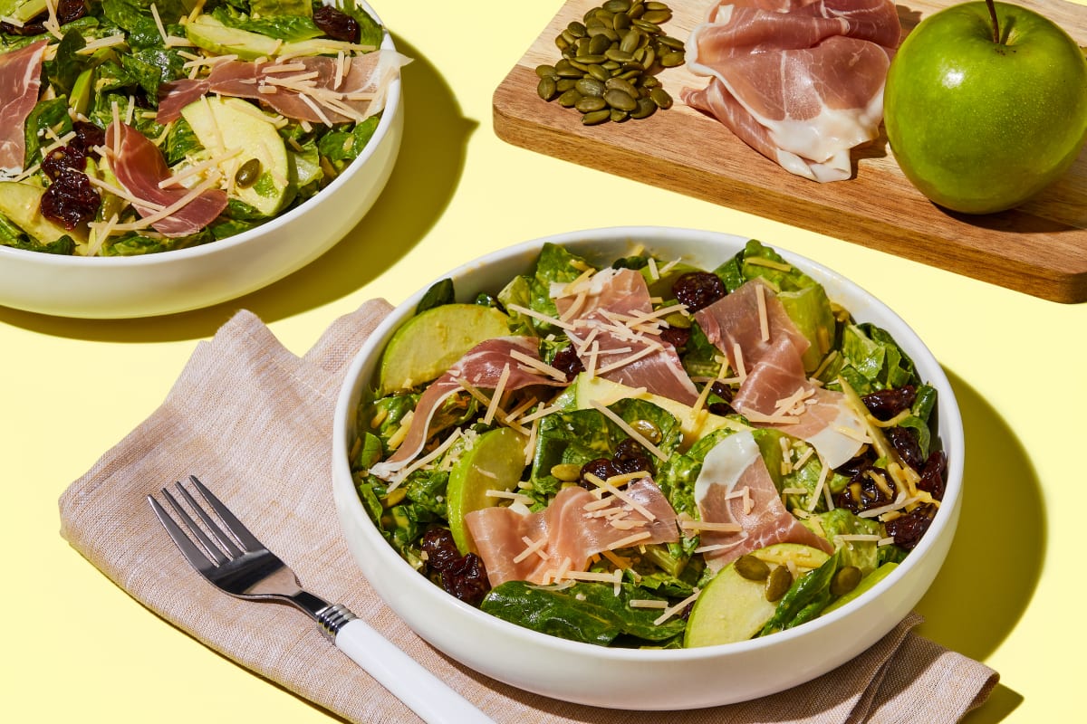 Honey Dijon Prosciutto & Apple Salad