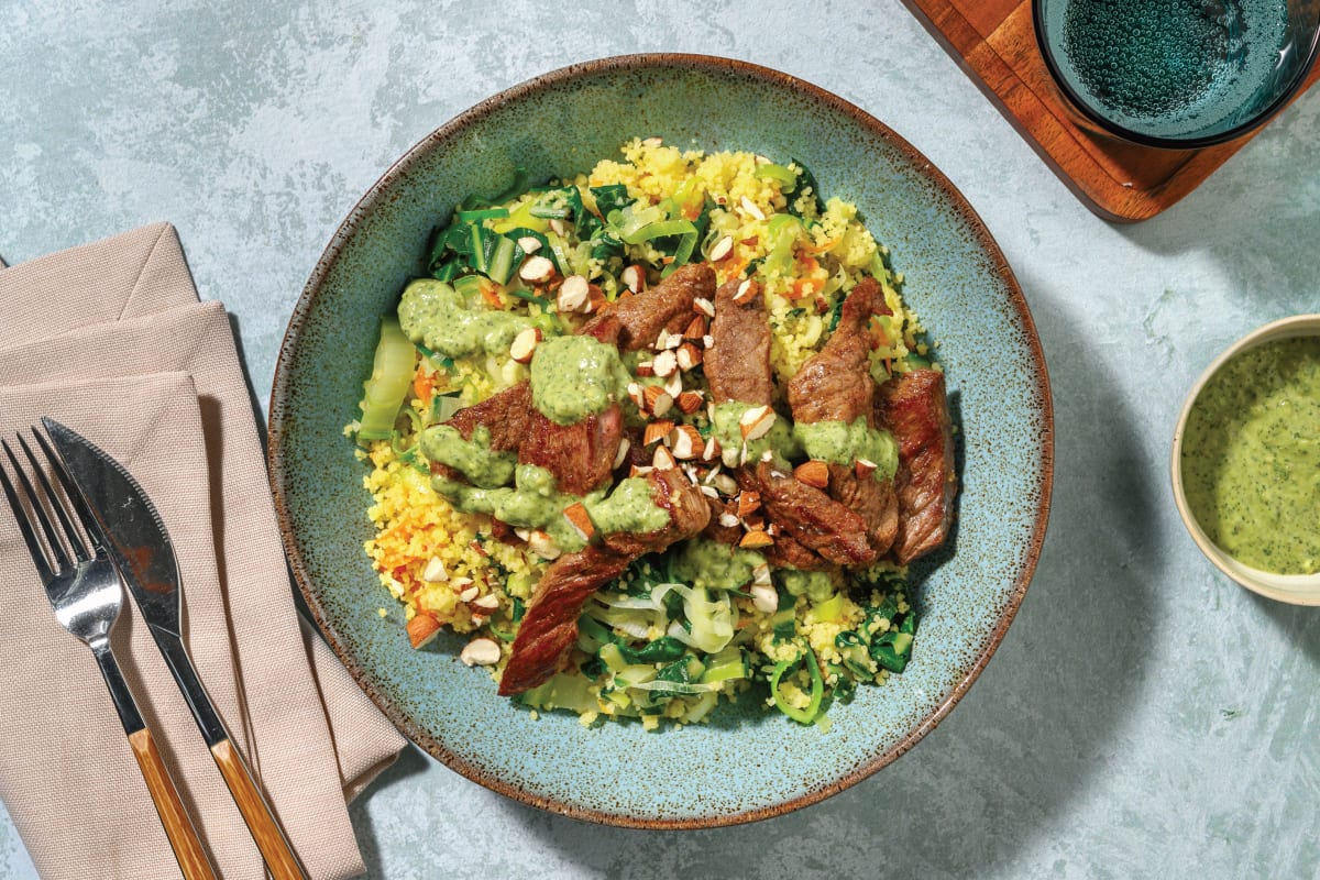 Spiced Beef & Veggie Couscous