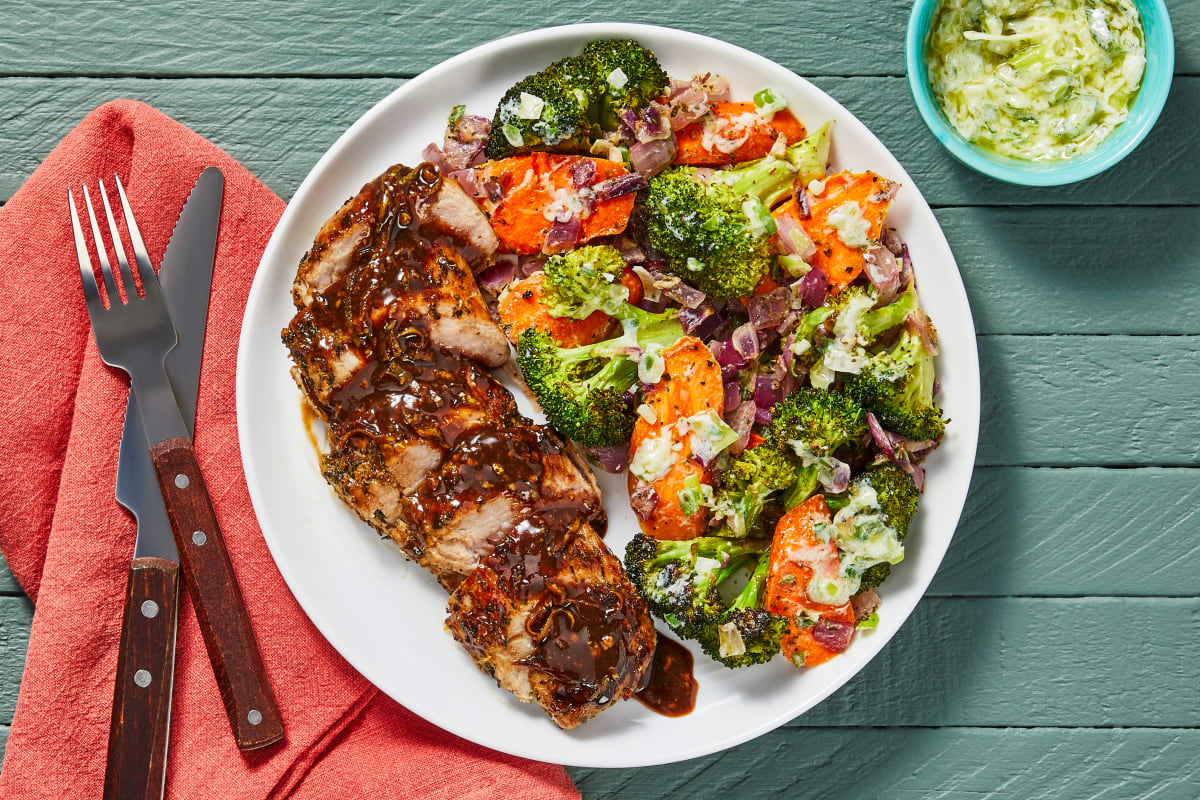 Balsamic-Glazed Pork Tenderloin