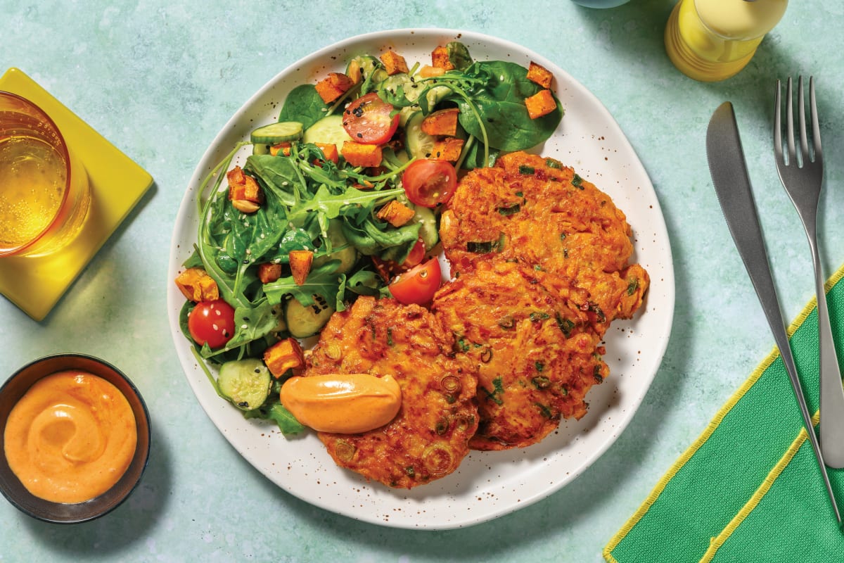 Carrot-Ginger Fritters