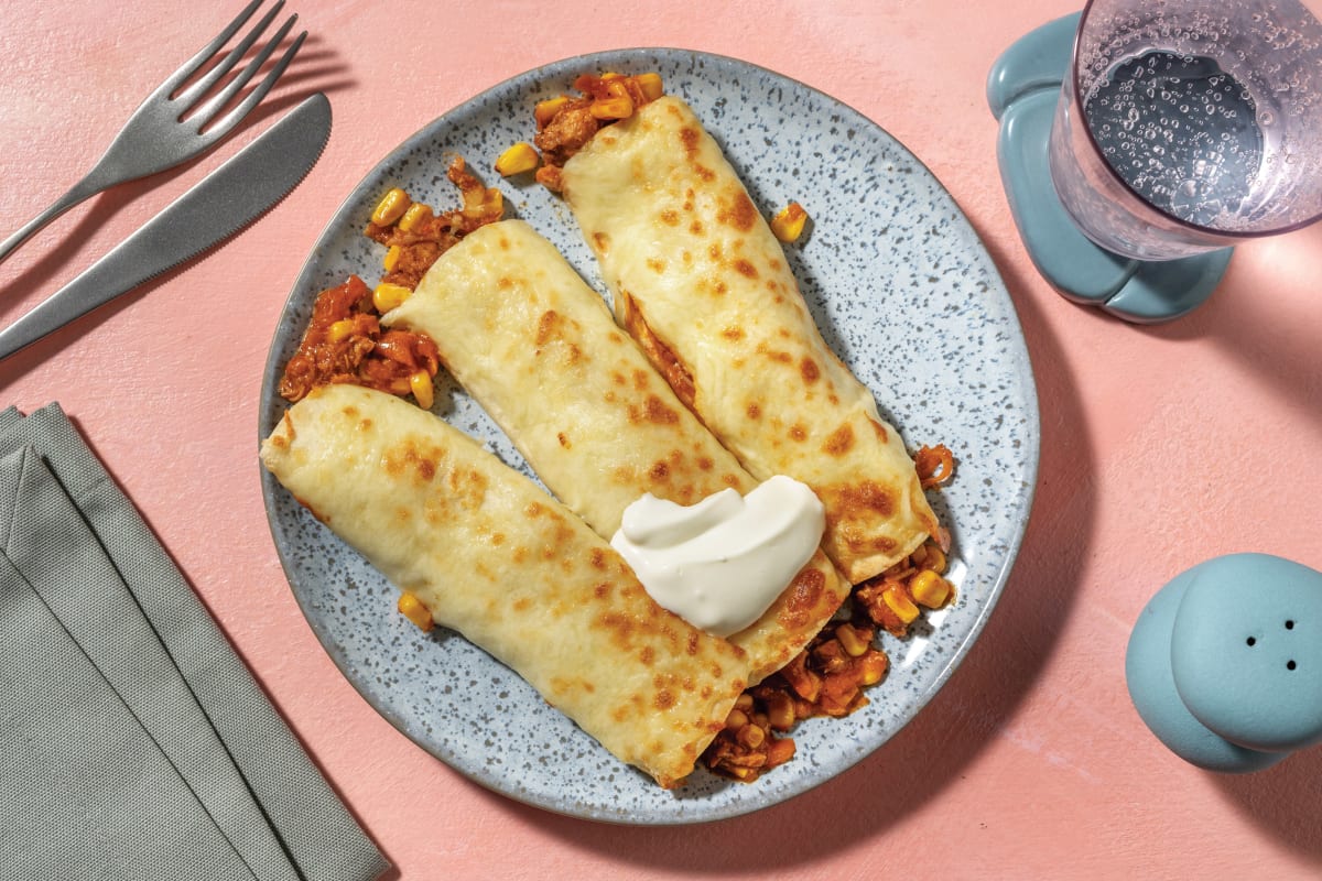 Tex-Mex Pulled Pork Enchiladas