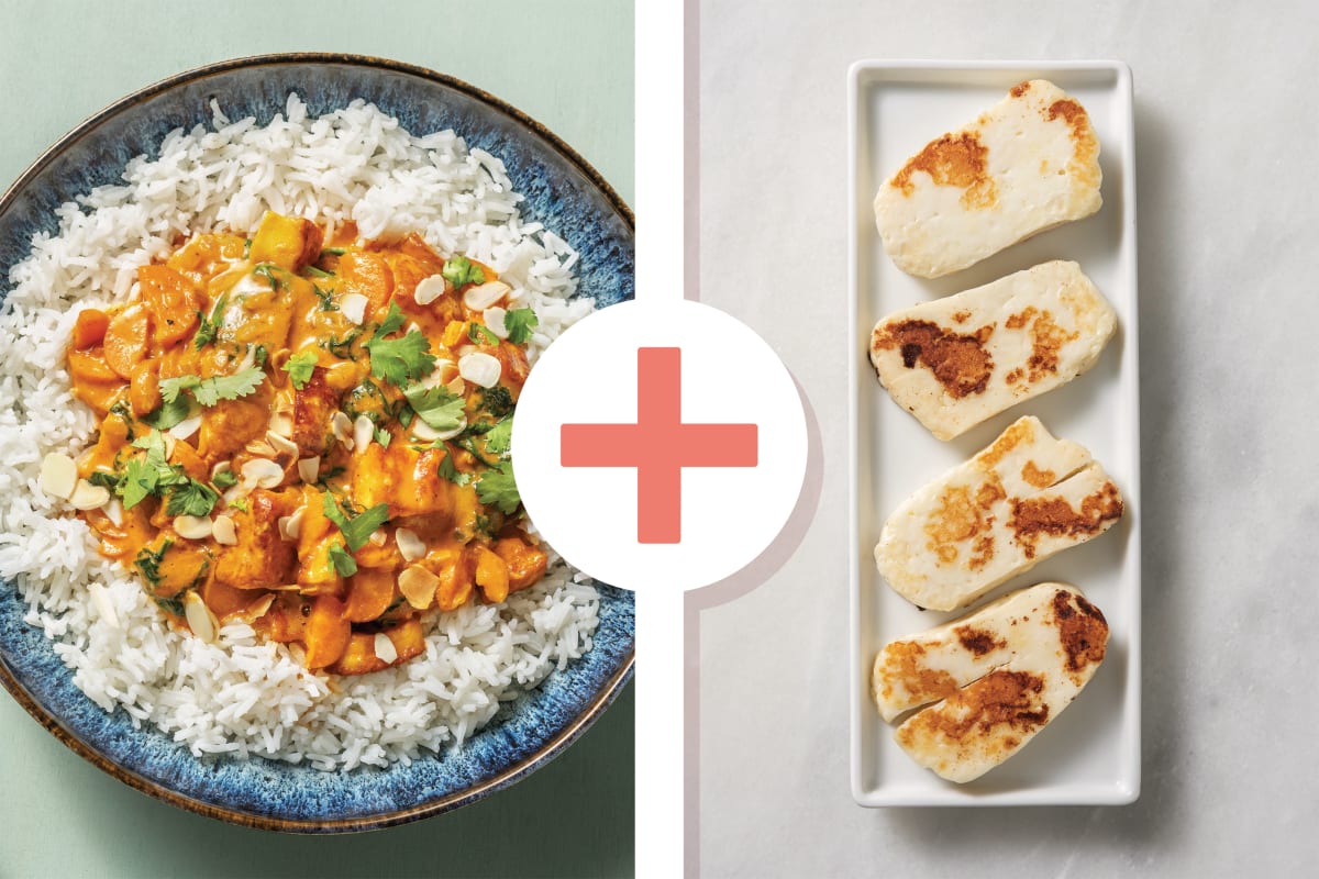 Double Haloumi Butter Masala & Basmati Rice