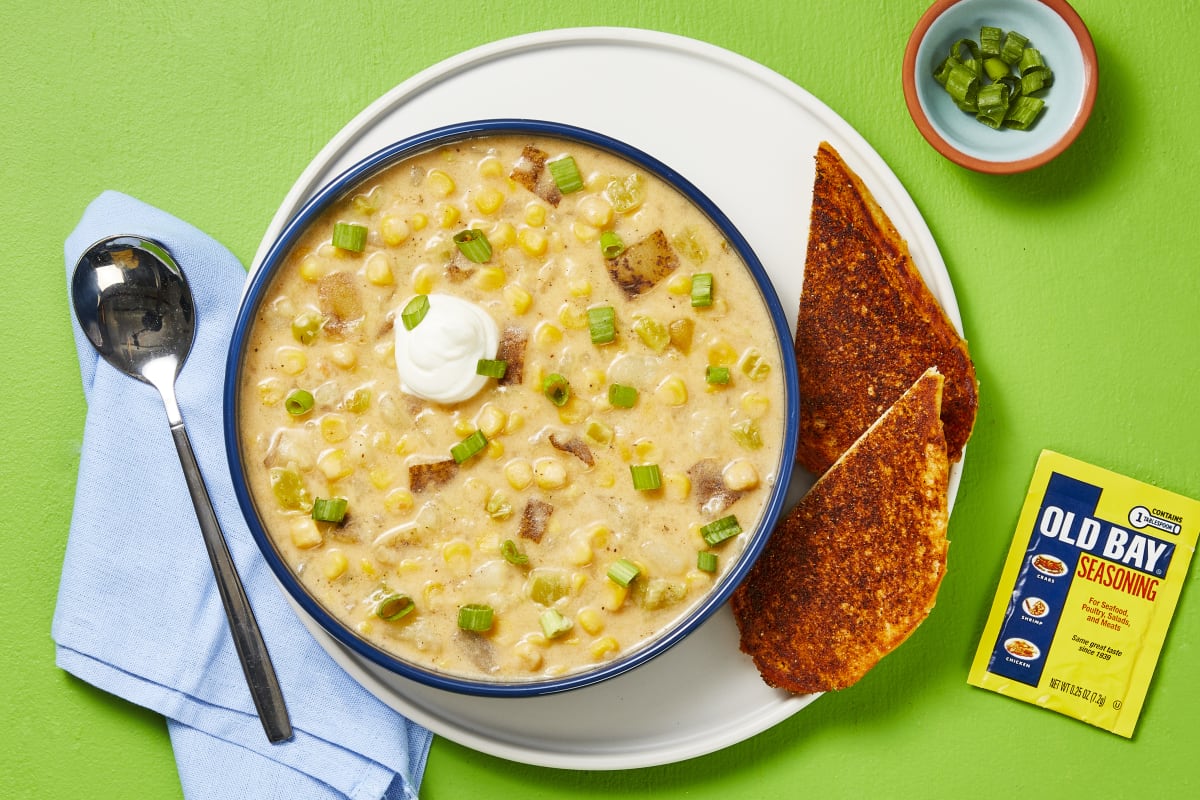 Sweet Corn & Green Pepper Chowder