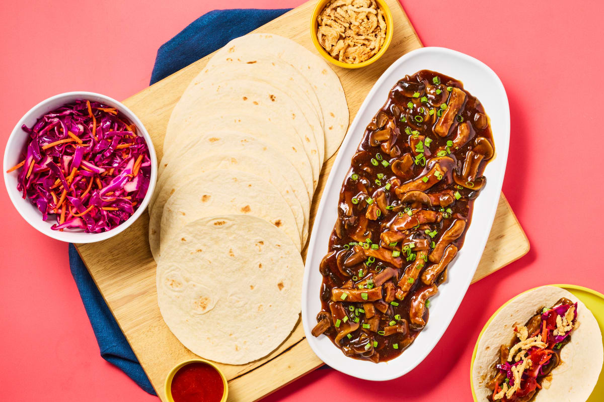 Slow Cooker Moo Shu-Style Pork Tacos