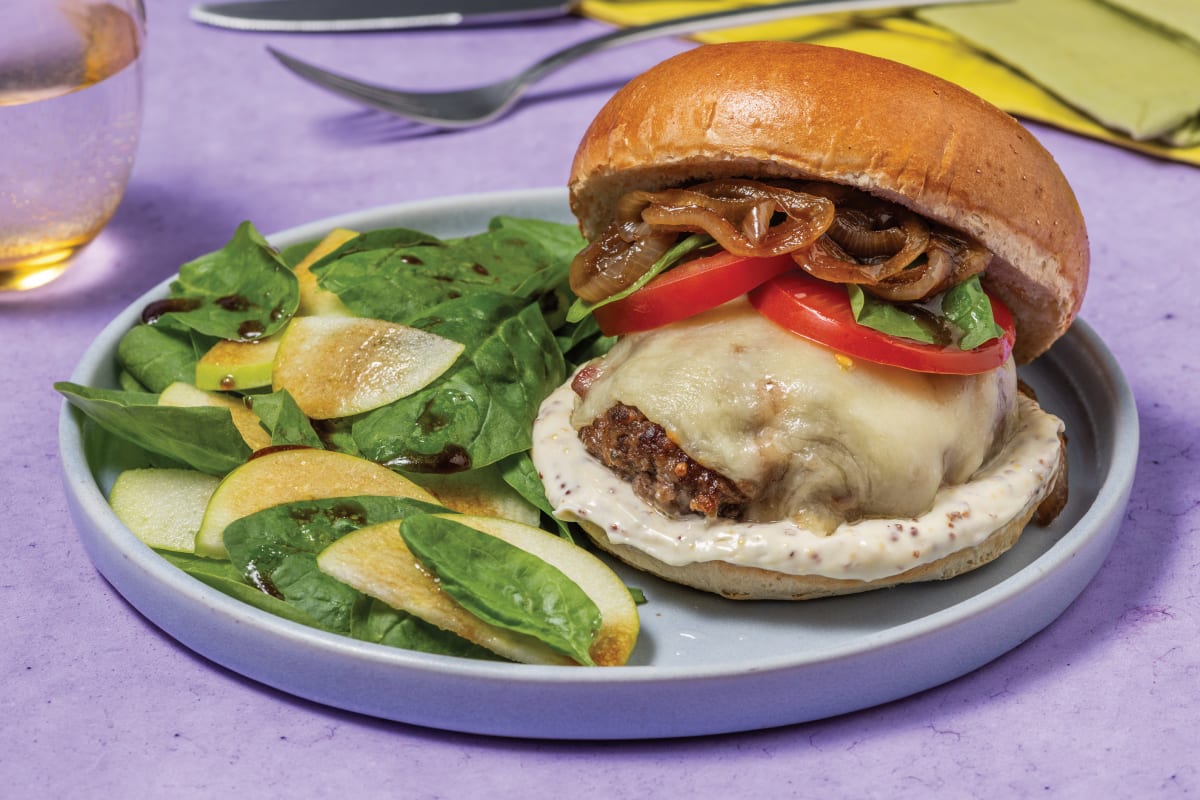 Cheesy Italian Beef Burgers