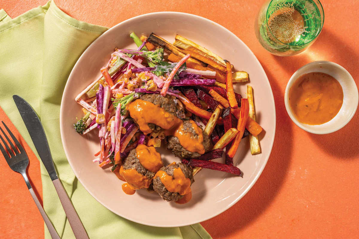 Sweet Peri Peri Lamb Rissoles