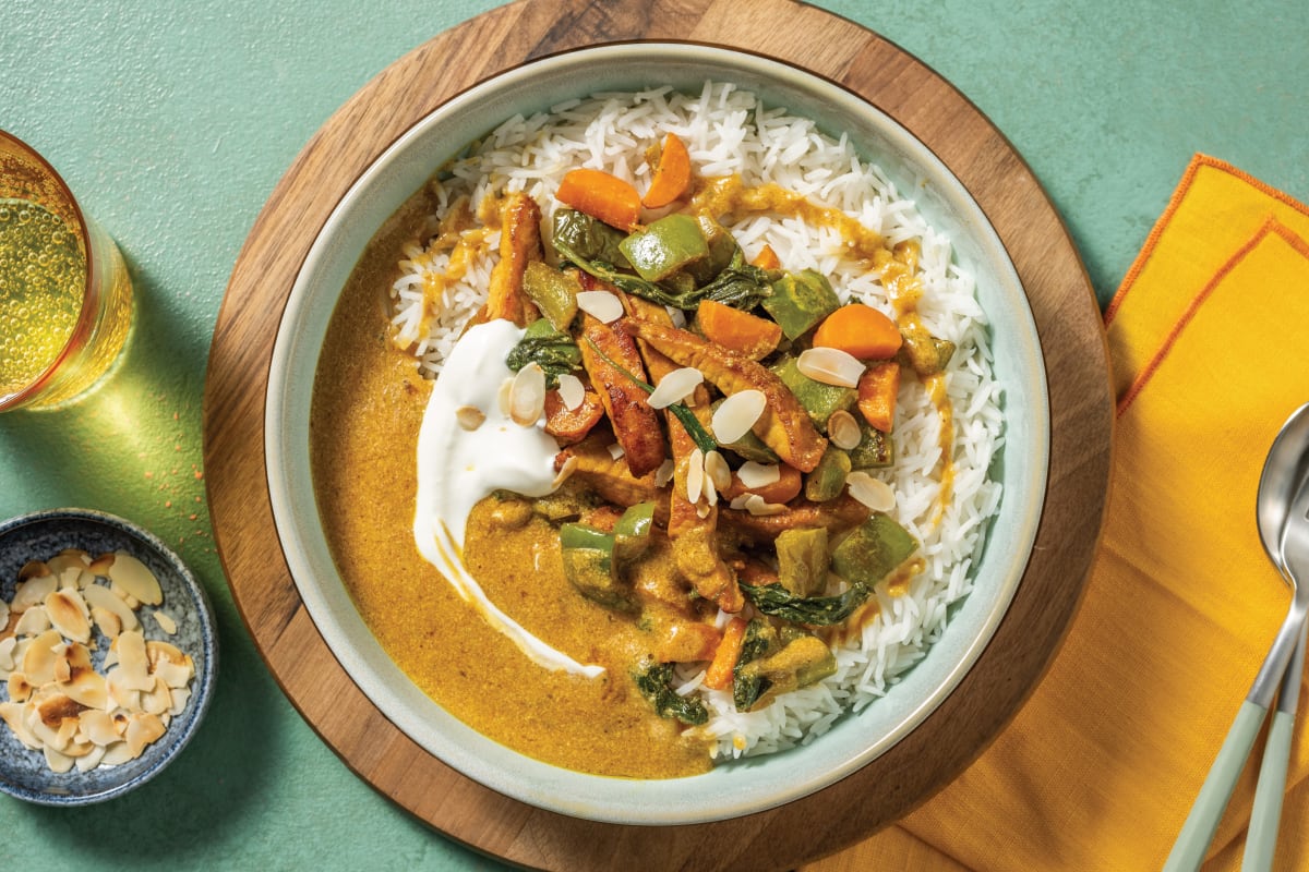 Indian-Spiced Pork & Veggie Curry Recipe | HelloFresh
