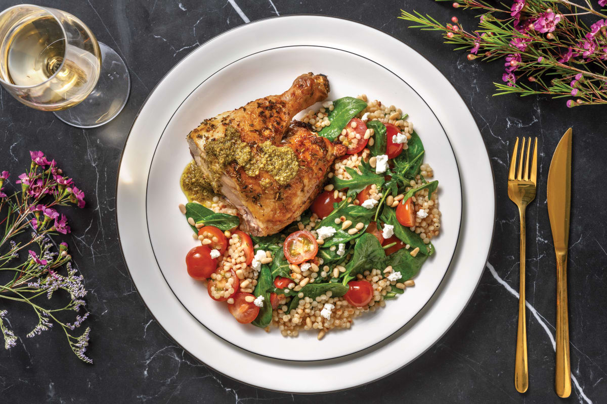 Roast Chicken & Cherry Tomato Pearl Couscous