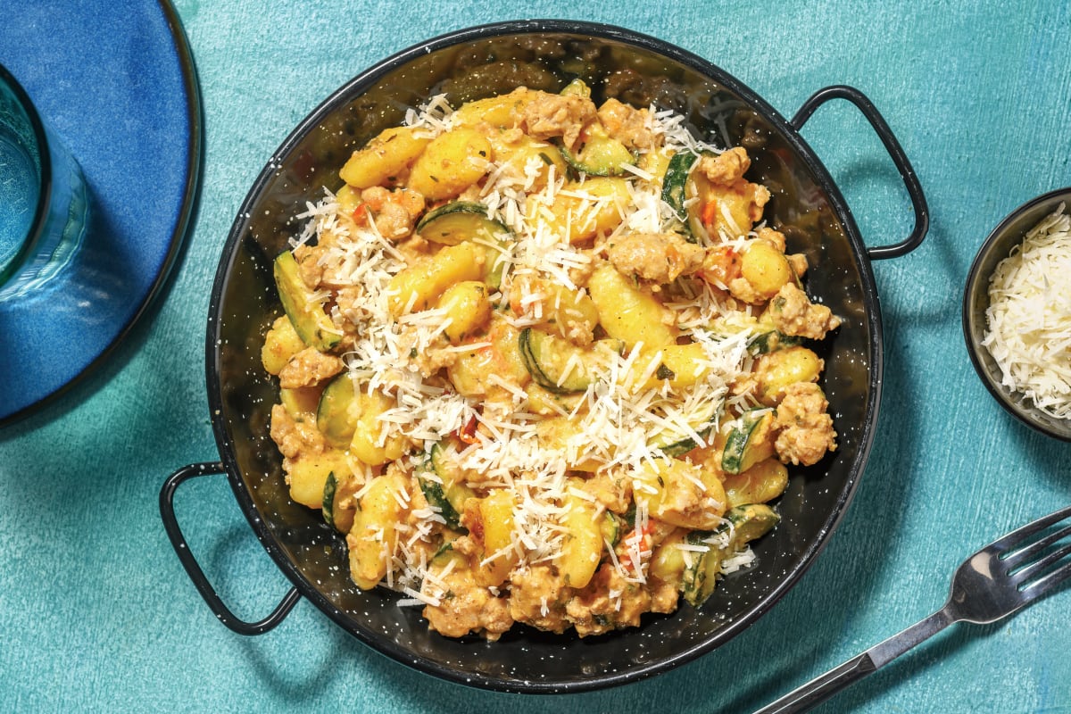 Creamy Pork & Zucchini Gnocchi 