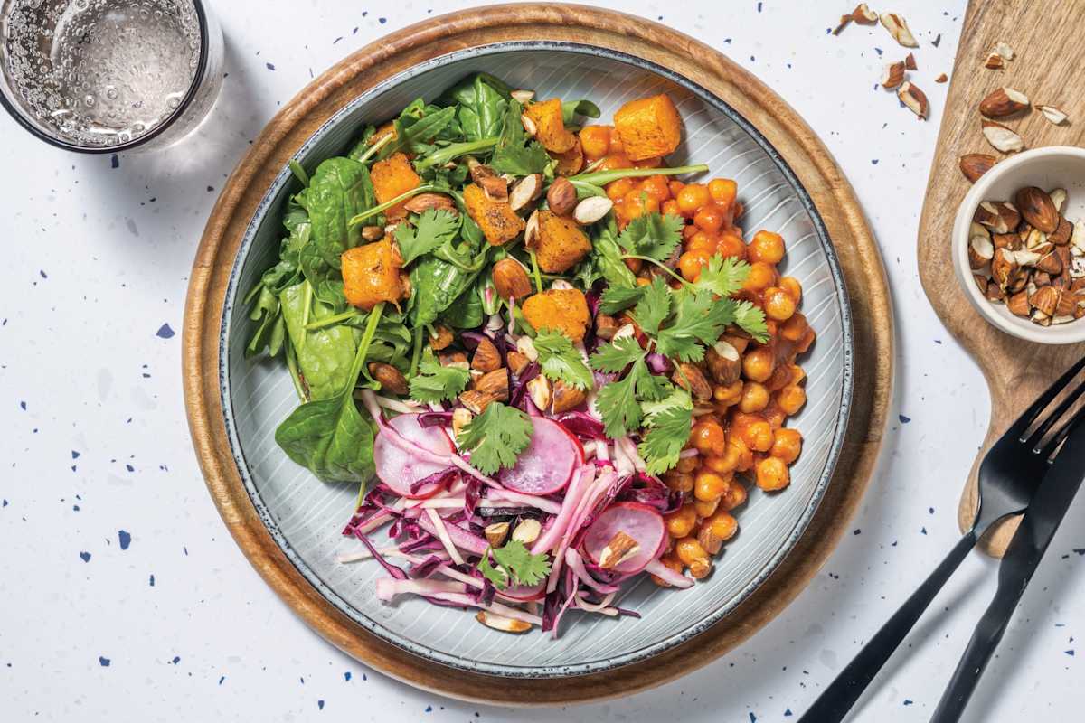 Chermoula Chickpea & Pumpkin Buddha Bowl