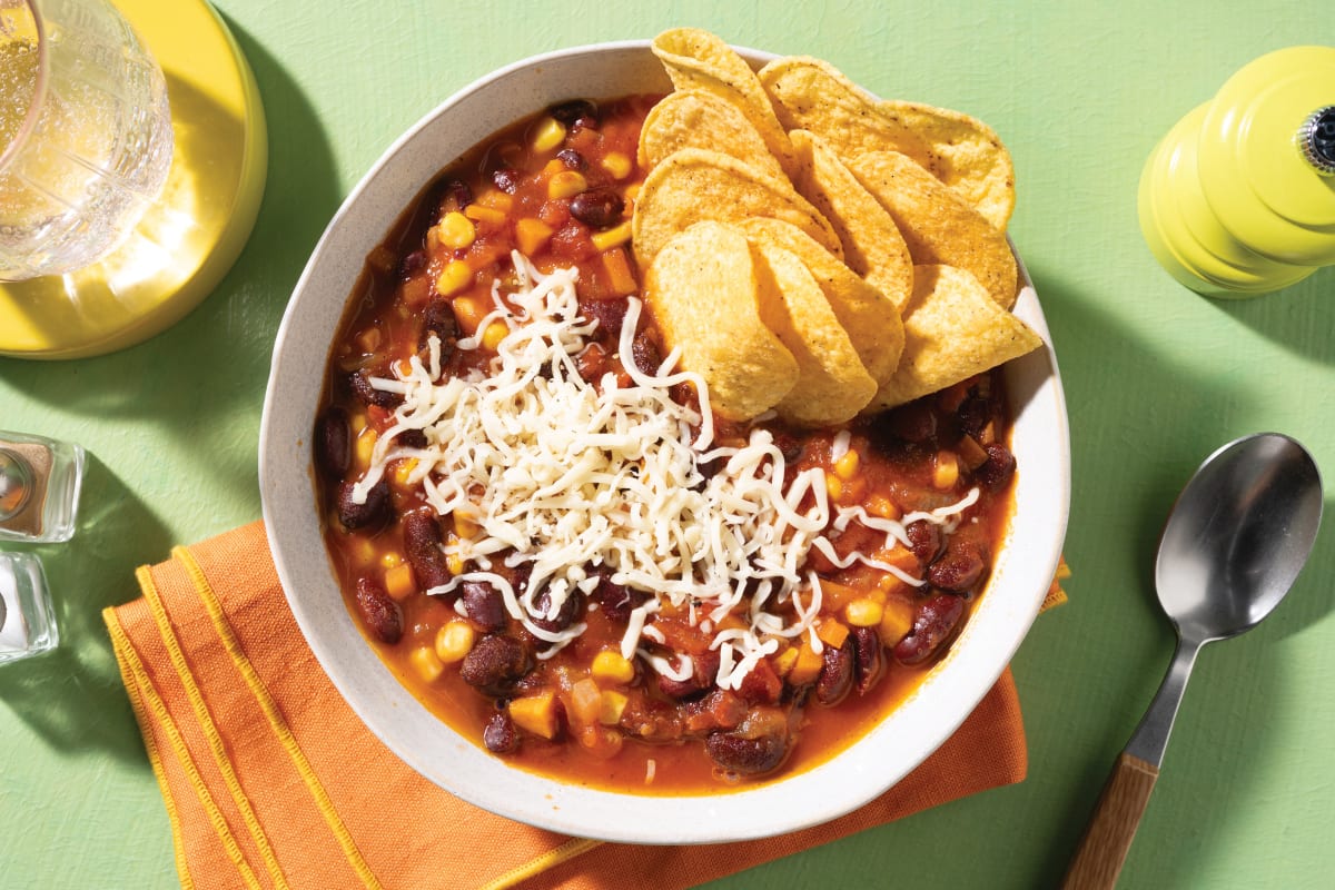 One-Pot Mexican Kidney Bean & Veggie Soup