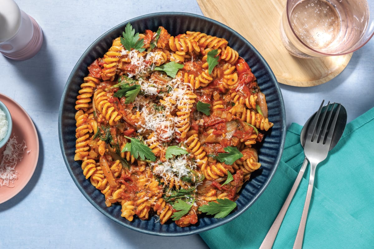 Roast Veggie & Tomato Fusilli