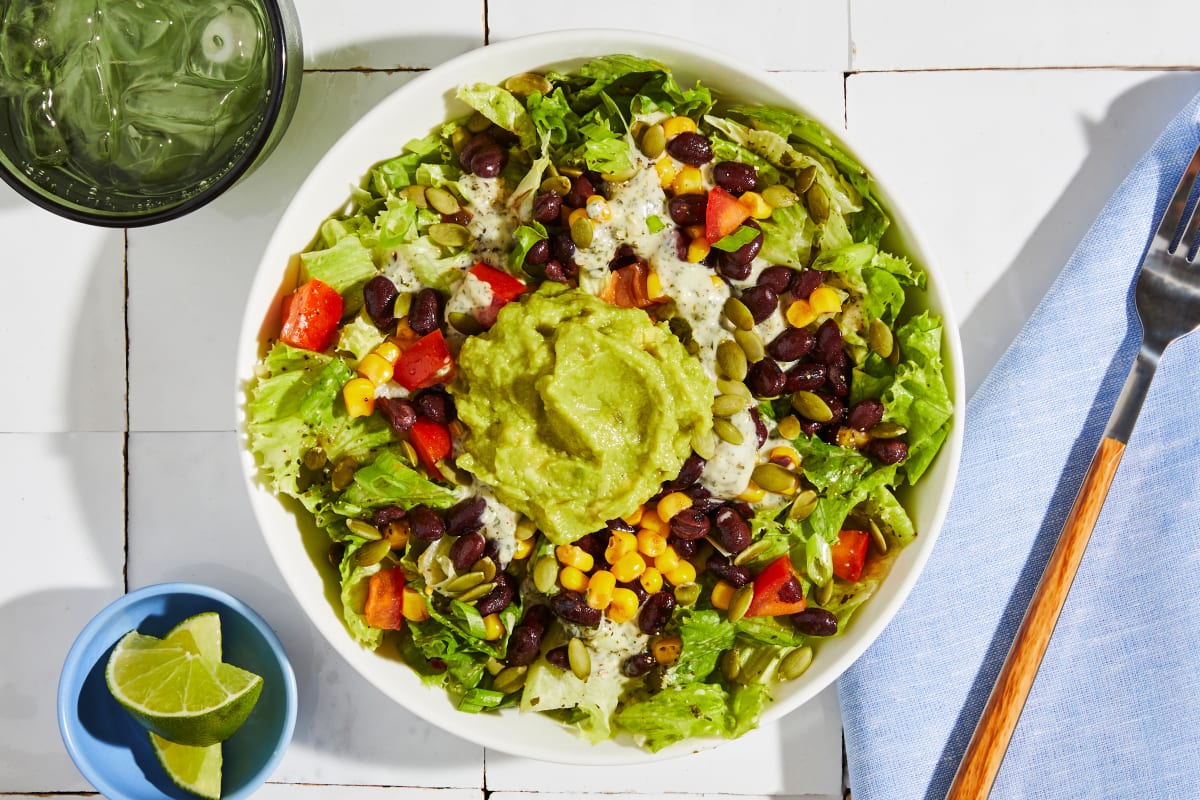 Black Bean & Corn Salad with Cooked Chicken