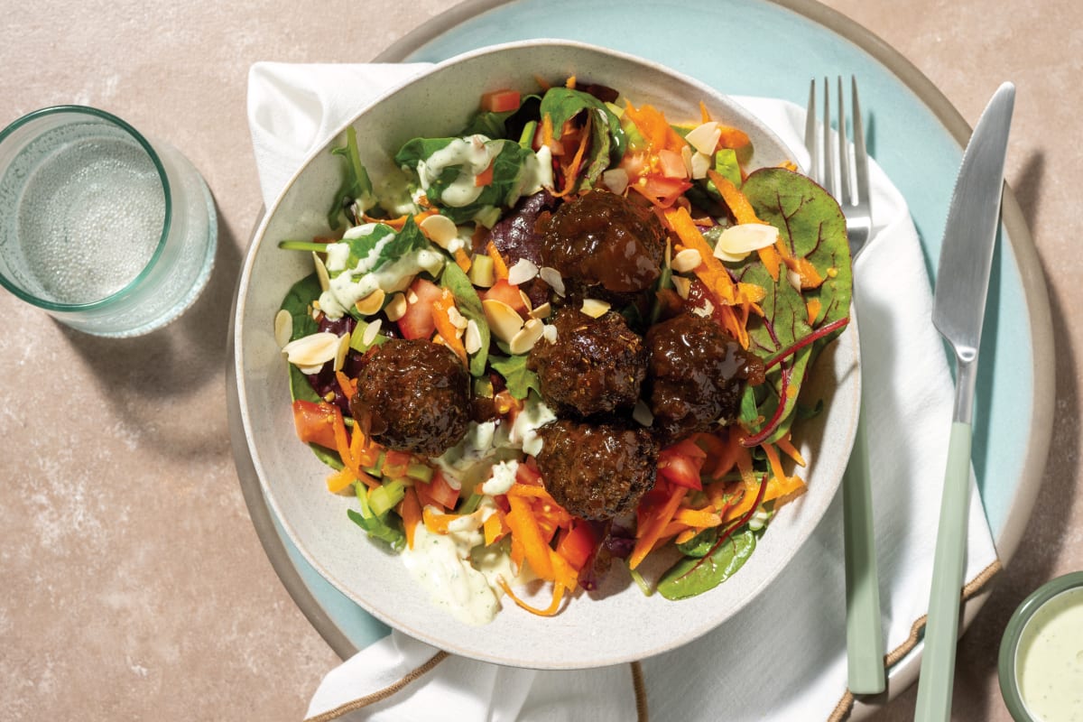 Quick Mediterranean Beef Meatballs