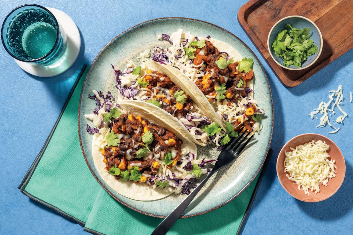 Tex-Mex Black Bean Tacos