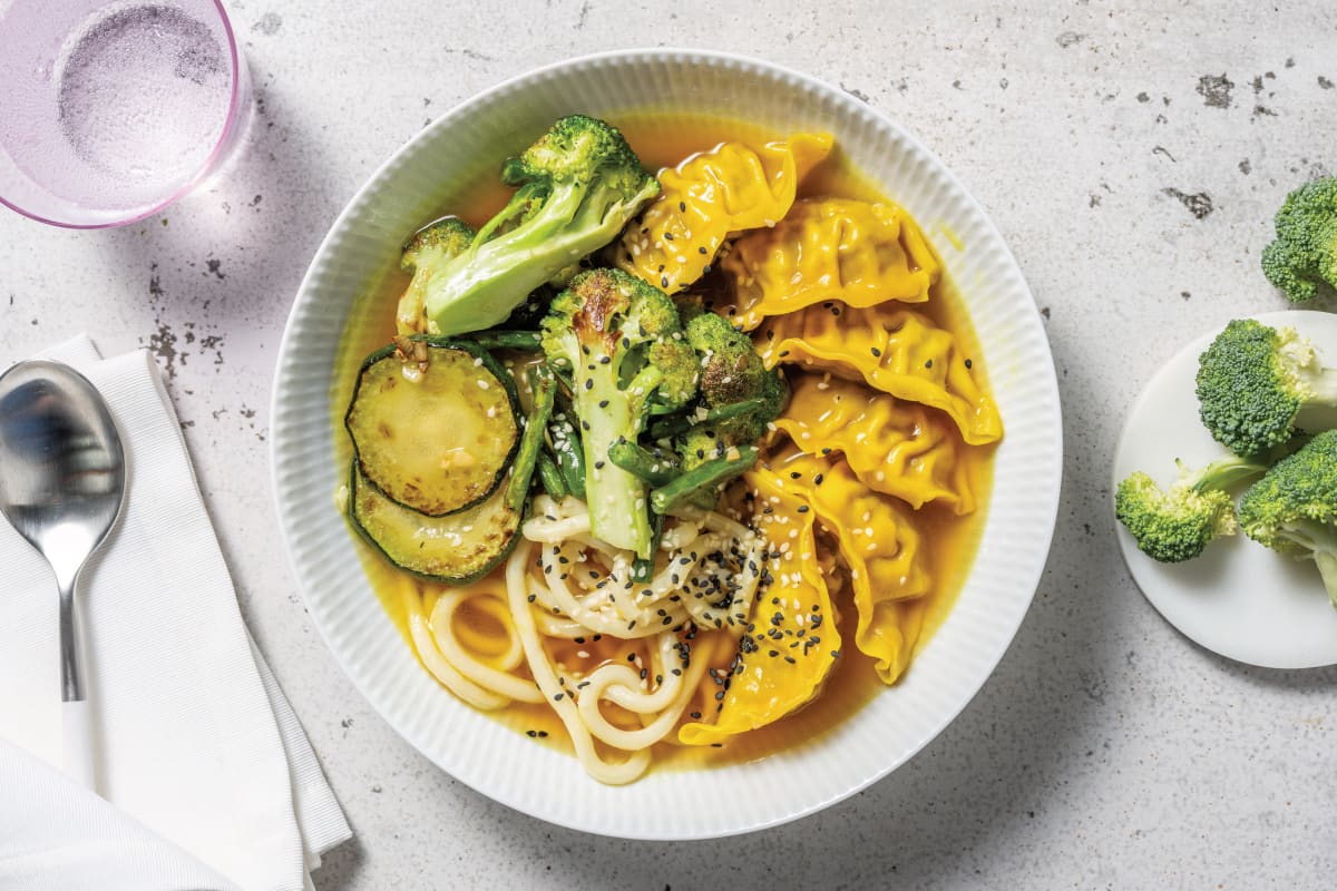 Prawn Wonton & Easy-Prep Veggie Soup