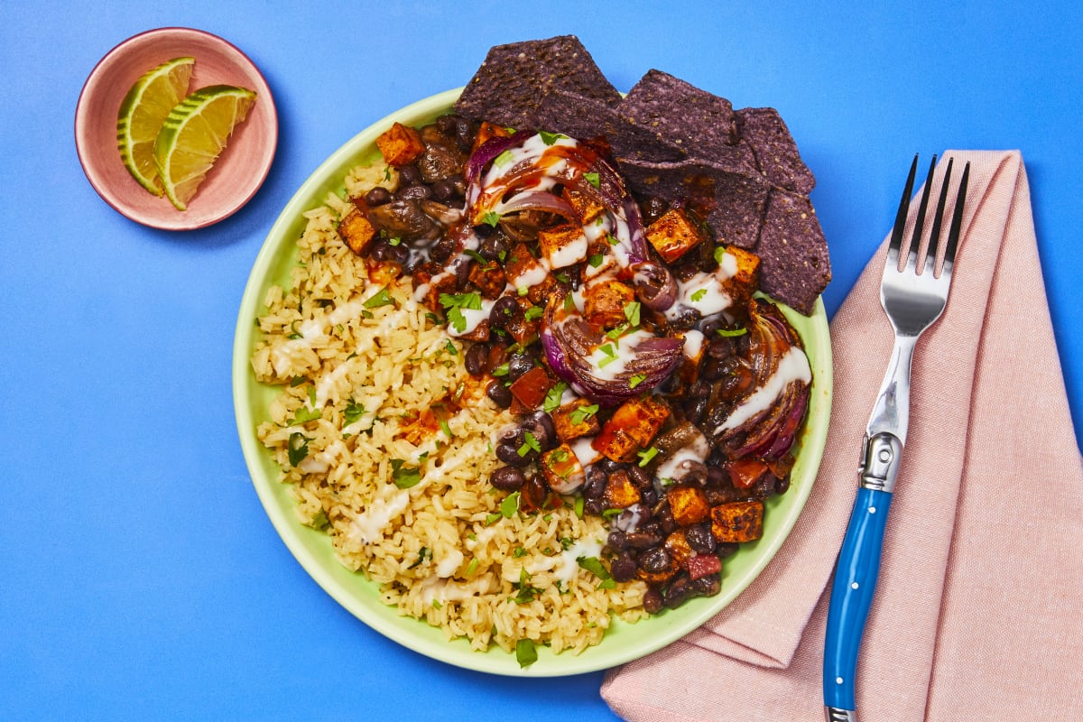 Vegan Black Bean & Sweet Potato Jumble