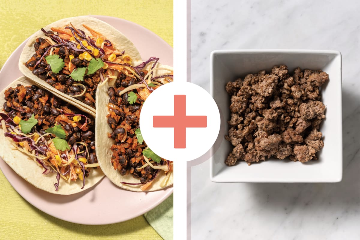 Chipotle Beef & Black Bean Tacos